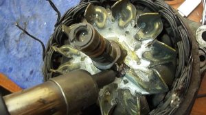 Снятие токосъемних колец с генератора Bosh 120A #1