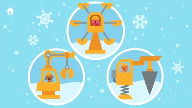 Sago Mini Holiday Trucks and Diggers Play Learn Build with Snow Game for Toddler App смотреть онлайн