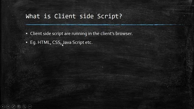 CLIENT SIDE VS SERVER SIDE SCRIPTING смотреть онлайн