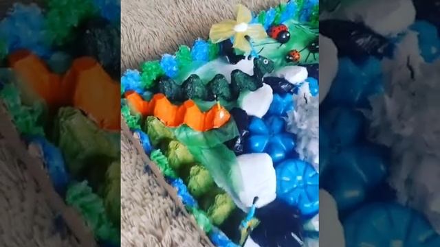 ПОДЕЛКА В ДЕТСКИЙ САД,ЭКОЛОГИЯ И МЫ!ПРЕВРАТИМ МУСОР В КРАСОТУ? смотреть онлайн