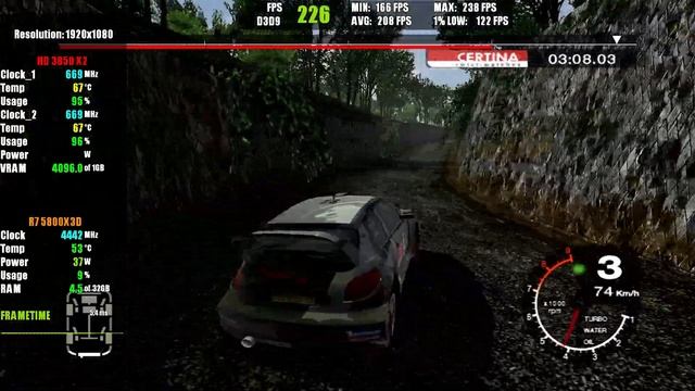 ATI HD 3850 X2 512 MB - COLIN McRAE 2005 (2004) смотреть онлайн