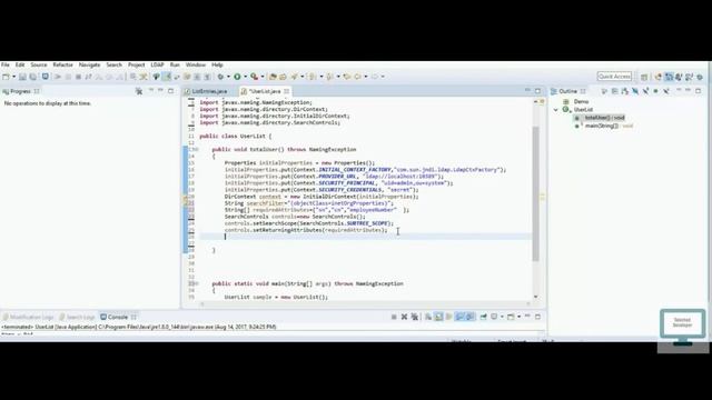 5.How to connect LDAP(active directory) in Java and retrieve all user details смотреть онлайн