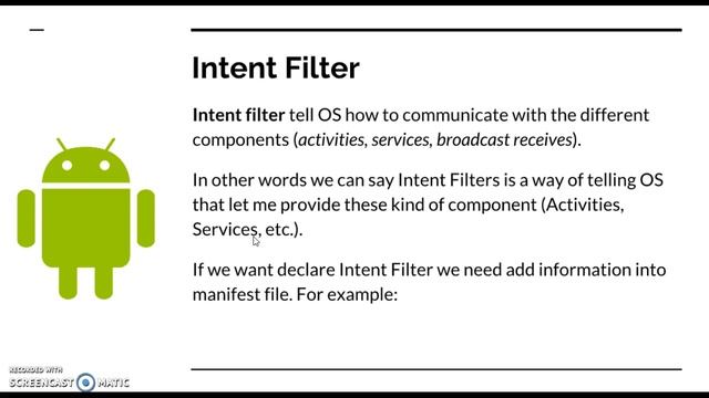 [Android] What is Intent Filter? смотреть онлайн