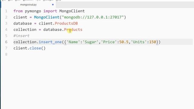 MongoDB CRUD operations in Python | Connect to MongoDB in Python | Simple Example смотреть онлайн