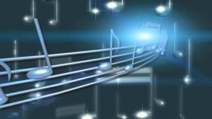 Музыкальный футаж (ноты) - Notes