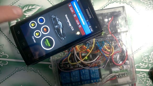 Управление авто с телефона (блок на arduino) смотреть онлайн
