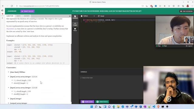 Pramp Coding Interview - Data structure and Algorithms - Python смотреть онлайн