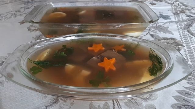 Заливная говядина на праздничный стол смотреть онлайн