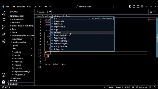 React JS | Input Focus | Tutorial #8 смотреть онлайн