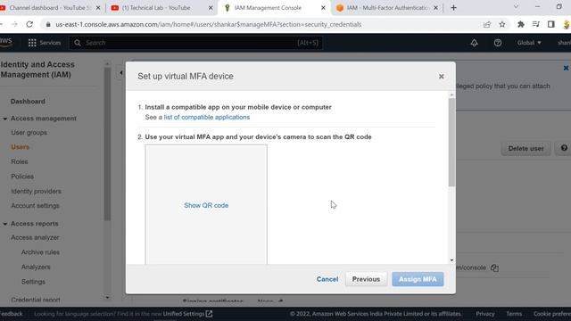AWS IAM | How to enable MFA for root user | Multi-Factor Authentication |AWS Management console смотреть онлайн