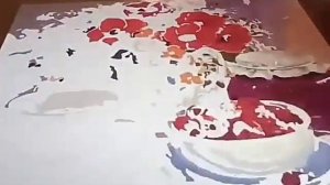 Картина маслом)))))  Рисуем картину по номерам, детское творчество