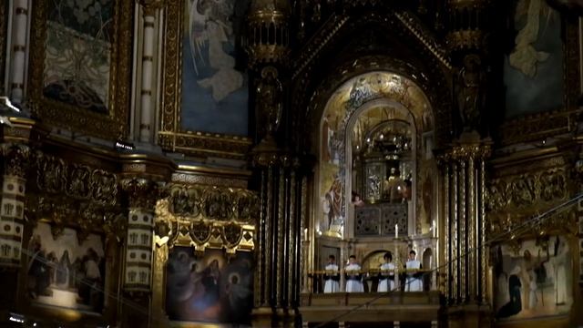 Хор мальчиков в монастыре Монсеррат смотреть онлайн