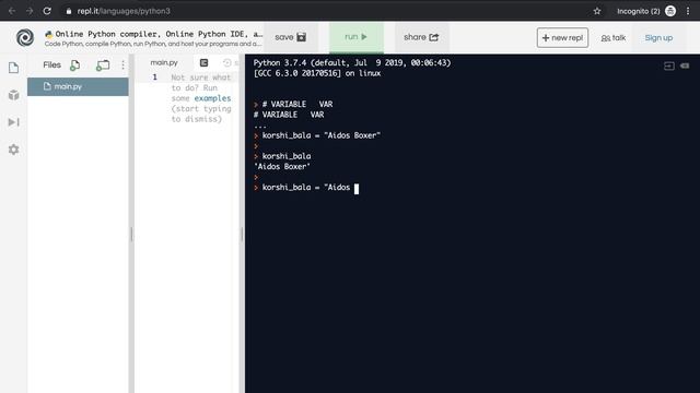 Python - 04 - VAR (VARiables) | Programming Негіздері | Для Начинающих | For Beginners смотреть онлайн