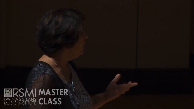 Mihaela Martin, Master Class: Ravinia's Steans Music Institute, 2019