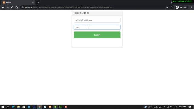 Online Notice Board PHP Source Code || PHP MYSQL Free Source Code смотреть онлайн