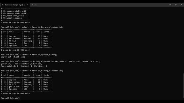 Trigger Dalam MySQL смотреть онлайн