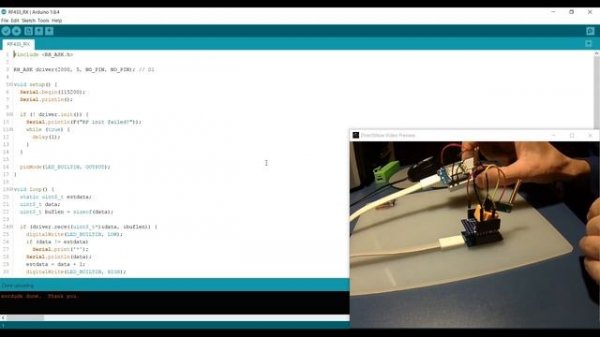 RF 433 MHz модули SYN115/SYN480R и WL101-341/WL102-341