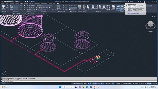 How to drawing piping, AutoCAD MEP, Training смотреть онлайн