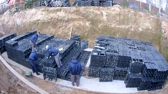 Установка инфильтрационных блоков Граф смотреть онлайн