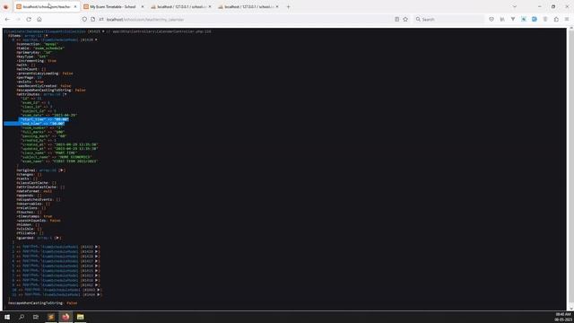 #56- Teacher - My Calendar (Exam Timetable) fullcalendar.io in Laravel 10 | School Management Syste смотреть онлайн
