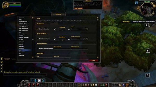 Гайд по аддону Afflicted