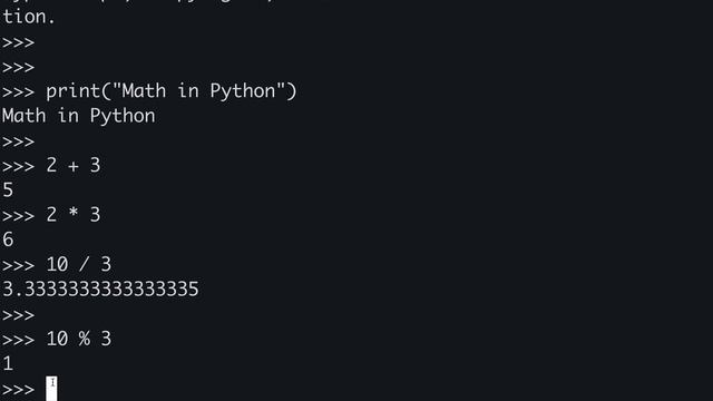 Python in 1 Minute - Math смотреть онлайн
