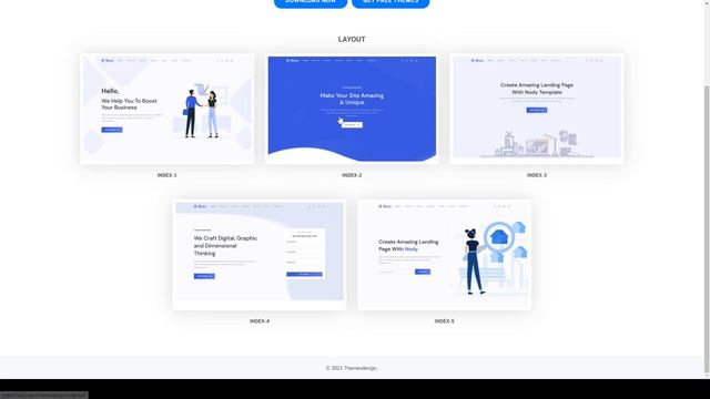 Nody - React Js Landing Page Template product launch corporate смотреть онлайн
