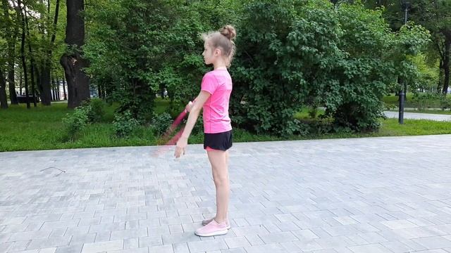 Связки с обручем/художественная гимнастика! смотреть онлайн