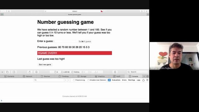 O que deu errado? depuração de programas JavaScript смотреть онлайн