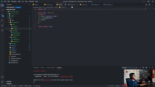 How to create an iMessage clone using react (w/ REDUX!) - Part 1 смотреть онлайн