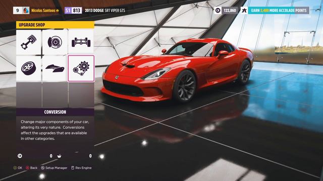 2013 DODGE SRT VIPER GTS 🤩 1100HP | Forza Horizon 5 ‹ Nicolas Garage › смотреть онлайн