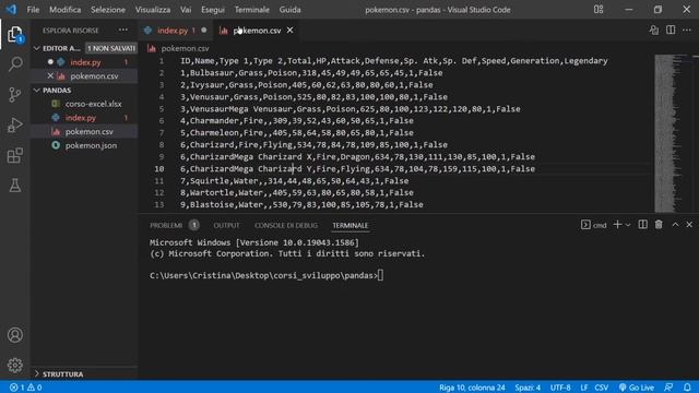Impara Pandas in 2 ore - Pandas Python Tutorial Italiano (data science e machine learning) смотреть онлайн