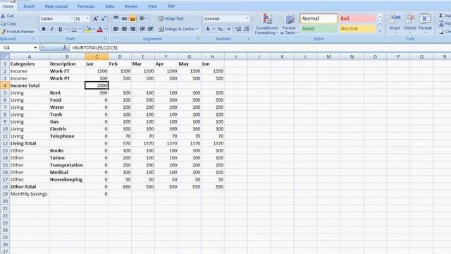 How to Set Up a Totaling Spreadsheet in Excel : Tips for Microsoft Excel смотреть онлайн