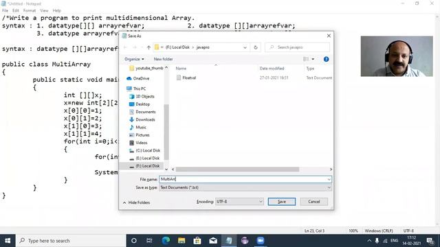 Multidimensional Array in Java Programming Language смотреть онлайн
