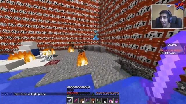 LUCKY BLOCK TNT WALLS with The Pack (Minecraft Mod PVP) смотреть онлайн