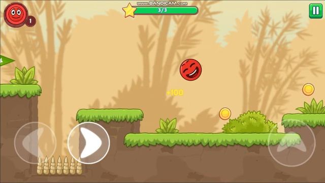 Bounce Ball 5(Red Ball 5) Gameplay Level 1 to 15 смотреть онлайн