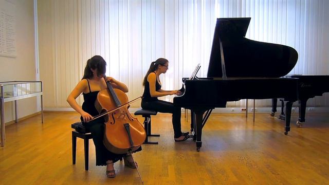 BEETHOVEN: Cello Sonata op. 69 n. 3, I mvt. (E.C.W., cello / Antilena Nicolizas, piano) смотреть онлайн