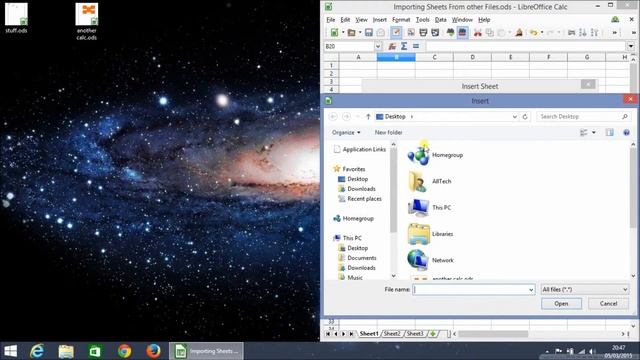 libreoffice calc import sheets from other files смотреть онлайн