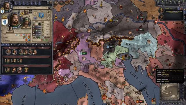 Crusader Kings 2 - Il Ducato di Milano #02 - Ironman смотреть онлайн