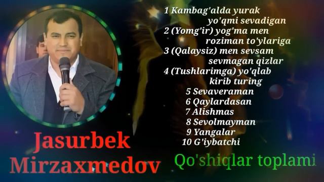 Jasurbek Mirzaxmedov - Kanbag'alda yurak yo'qmi sevadigan, Yomg'ir, Yangalar, Qalaysiz, Tushlarimg смотреть онлайн
