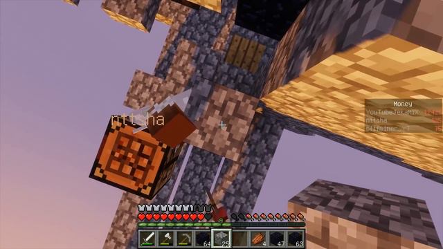 МАЙНКРАФТ ВЫЖИВАНИЕ НА ОСТРОВАХ #15 | ПОСТРОИЛИ ПОРТАЛ В ЭНДР МИР | SKYBLOCK в minecraft смотреть онлайн