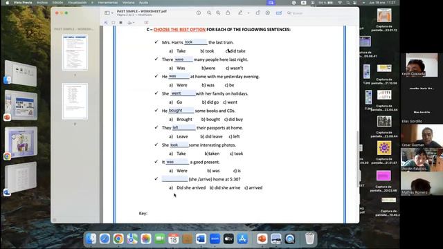 Class 12. Past Simple (Grammar, listening and Speaking activity) 6th grade смотреть онлайн