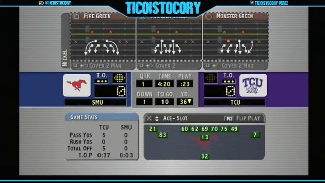 NCAA Football 2004 - (PS2) - SMU at TCU смотреть онлайн