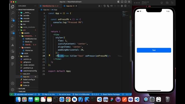 How to create custom button in React Native (Create Button with Content Pattern) смотреть онлайн