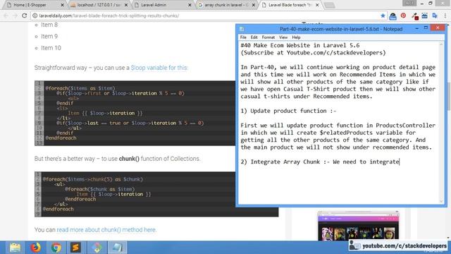 #40 Make E-com website in Laravel 5.6 | Product Detail Page | Recommended/Related Items смотреть онлайн