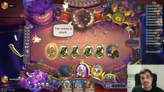 Quick and efficient - 1 Mana Quest Paladin with Lightborn Cariel (Hearthstone - United in Stormwind смотреть онлайн
