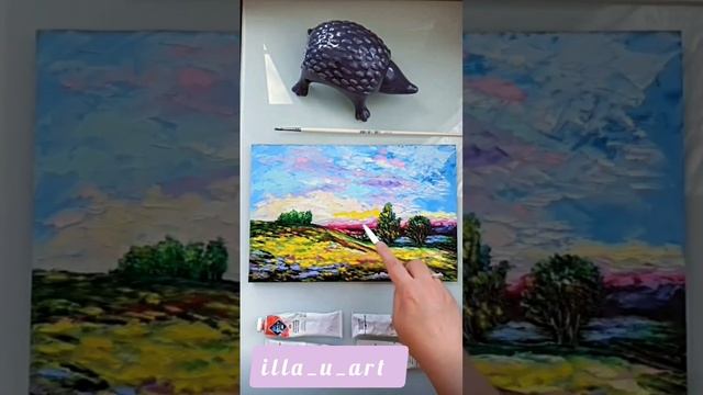 Tuscany Painting For Sale. / Картина Прованс пейзаж - продаётся. смотреть онлайн