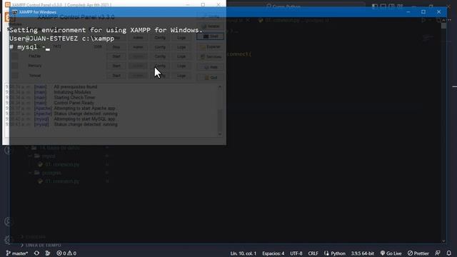 120. Curso Python || Bases de Datos || Conexión a PostgreSQL, MySQL y SQLite смотреть онлайн