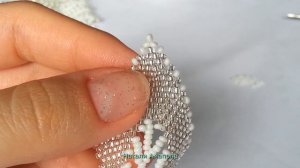 Колье из бисера СВАДЕБНЫЕ ЦВЕТЫ. Часть 2