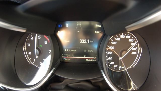Alfa Romeo Stelvio 2.0 MultiAir Turbo 280 HP 400Nm Acceleration 0-237 Km/h & Top Speed